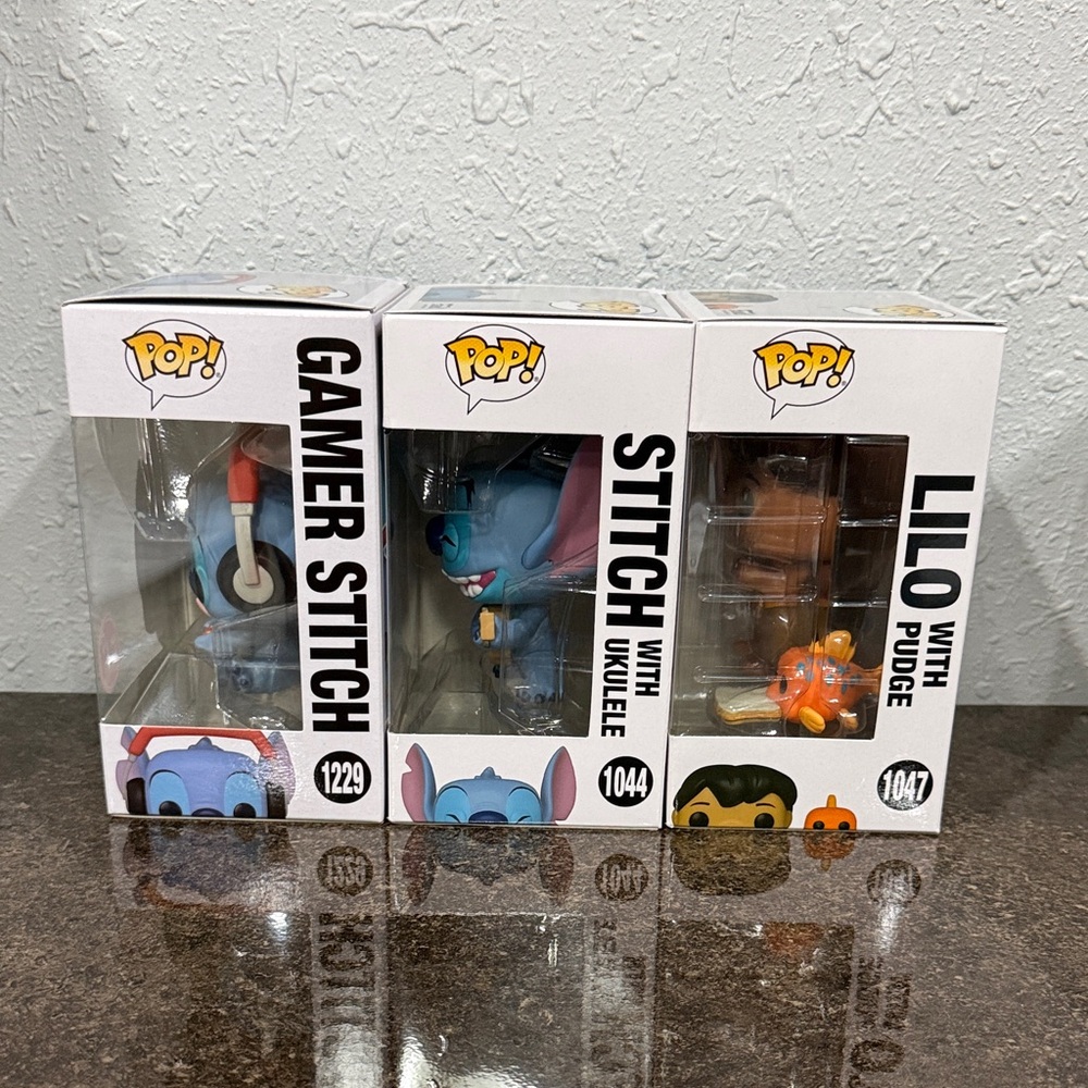 Lilo & Stitch Funko Pop Vinyl Figures Set - Picture 4 of 5